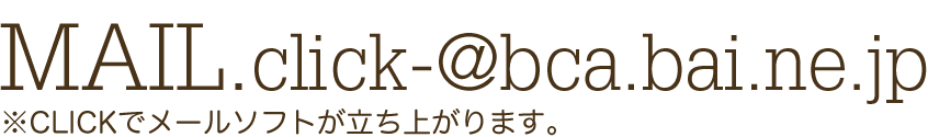 お問合わせ：メールの場合